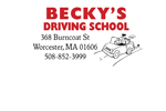 Becky's Driving School letterhead